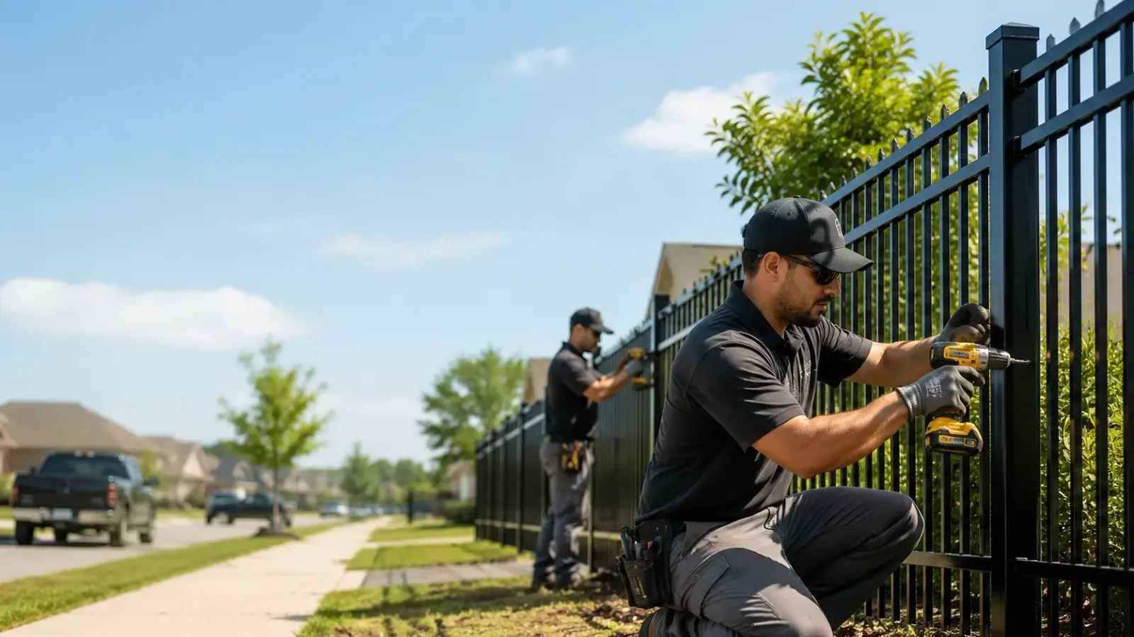 Metal Fence Installation in Danbury, TX